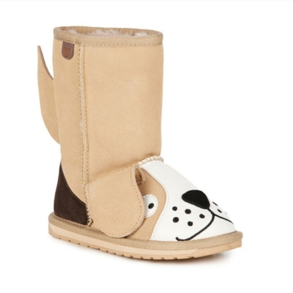 NWT Emu Australia Kids boots,Little Creatures,Merino Wool,Genuine Suede Leather